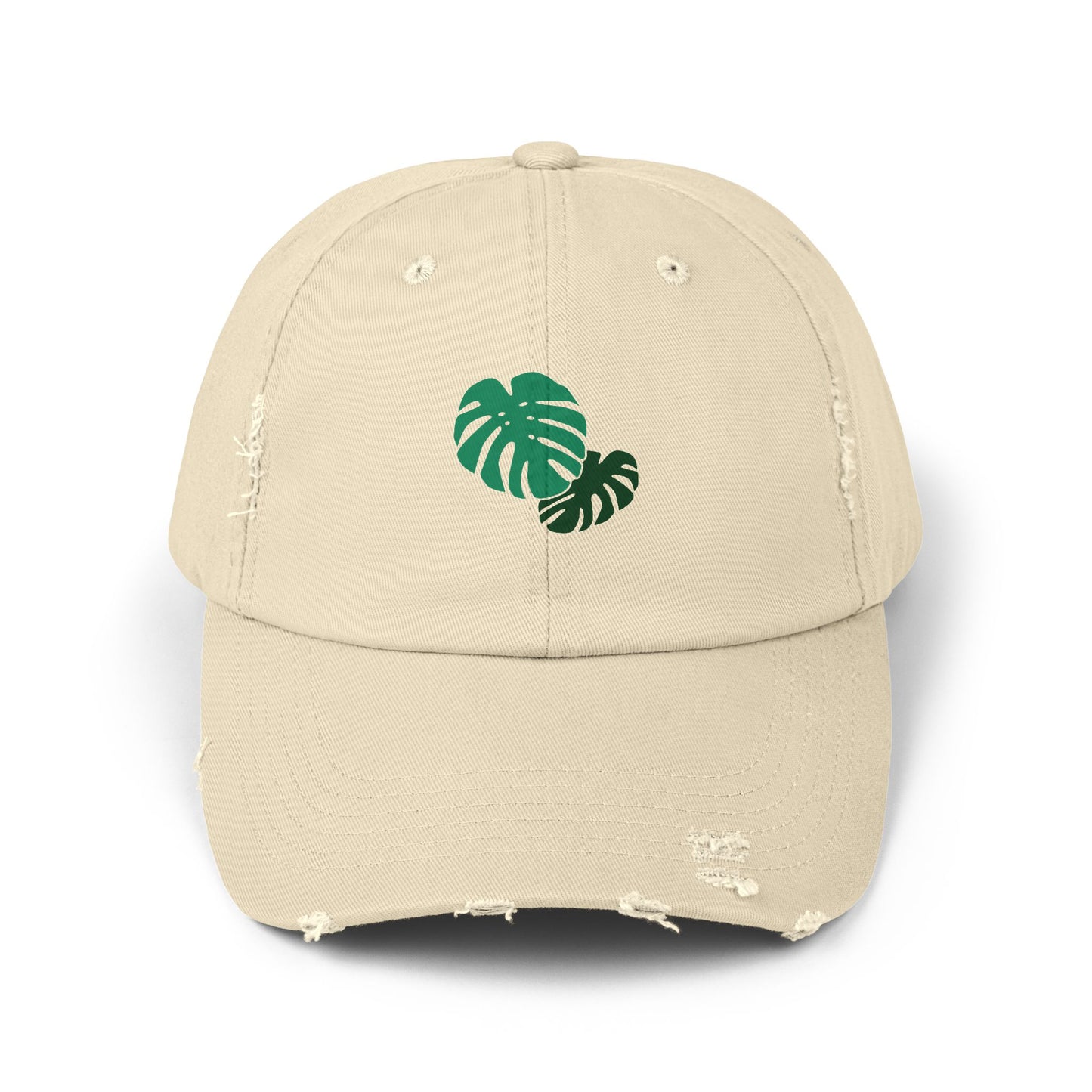 Maeve The Monstera Unisex Distressed Cap